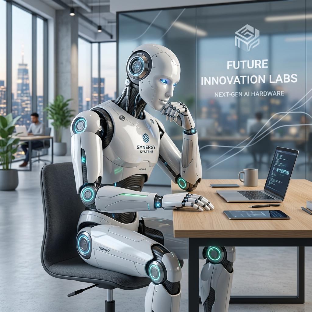 AI Robot thinking